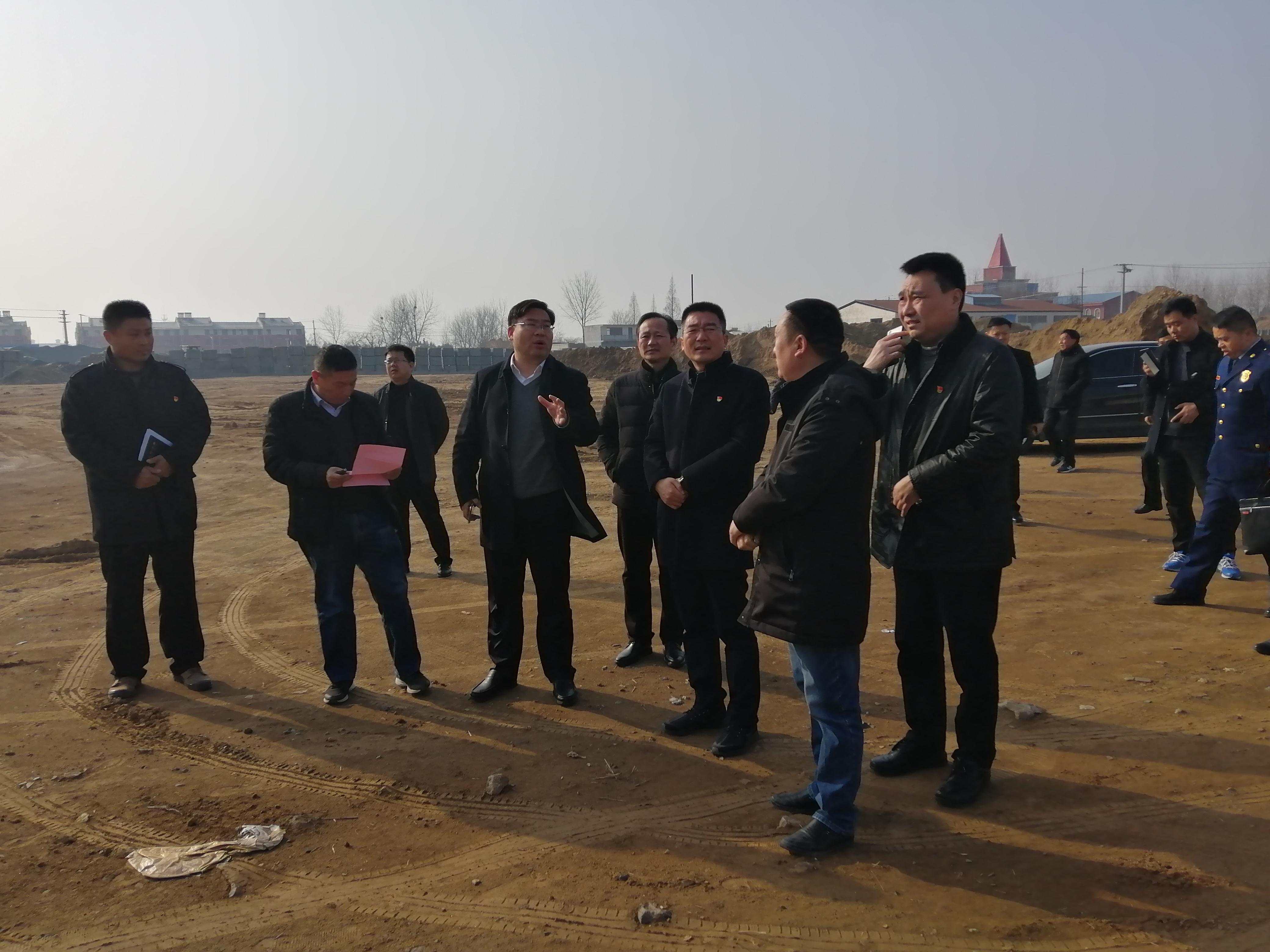 徐州技术中心技术人员陪同邳州市领导调研地质灾害隐患情况
