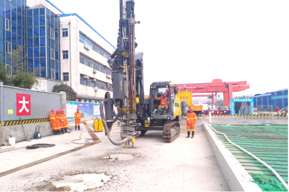 技术中心参加徐州市城市轨道交通工程建设盾构始发涌水事故应急演练