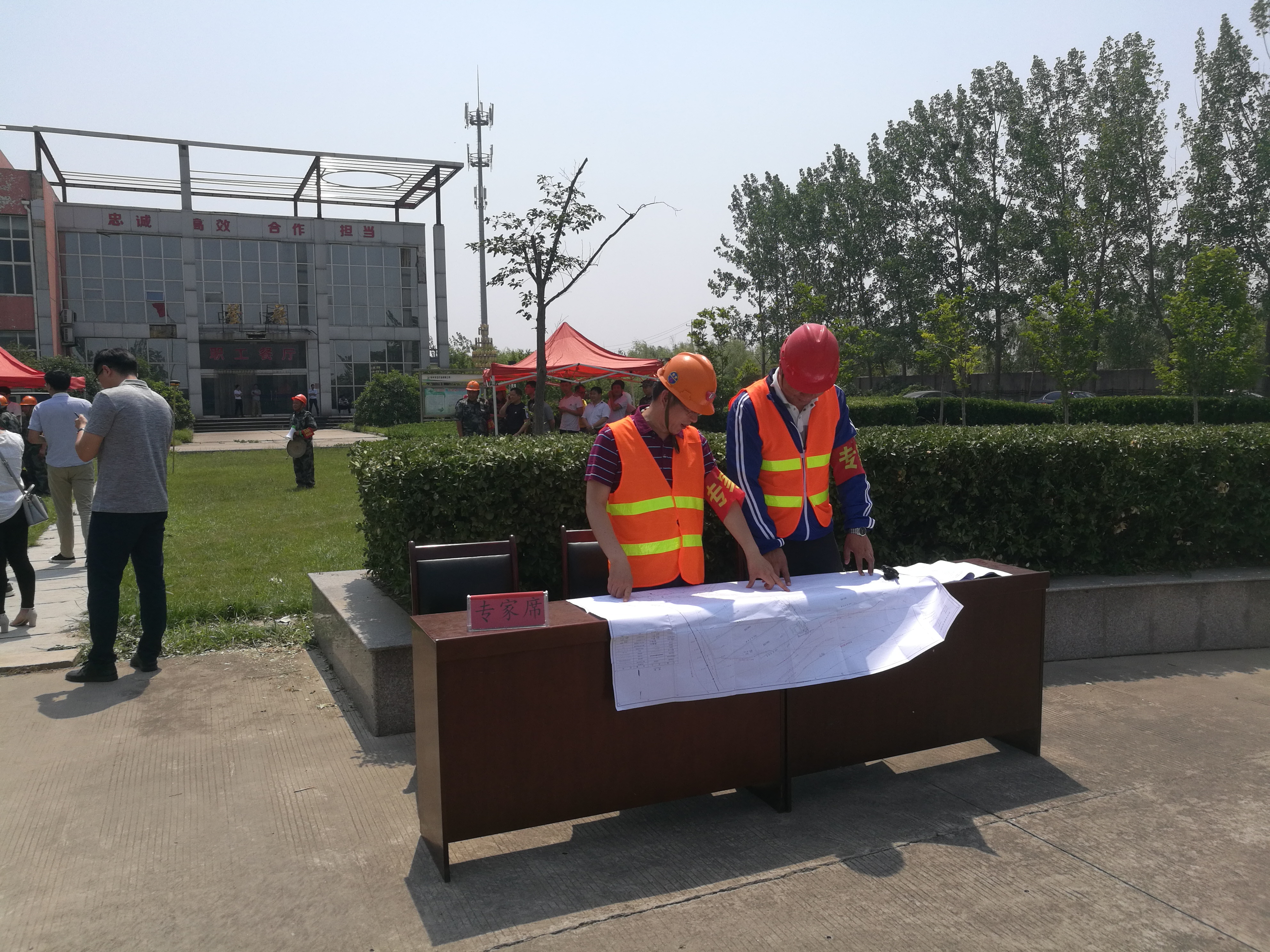 技术中心指导并参与丰县2018年度突发性地质灾害应急演练