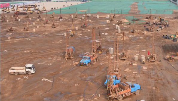 二勘院积极投身徐州市年度重大产业项目施工