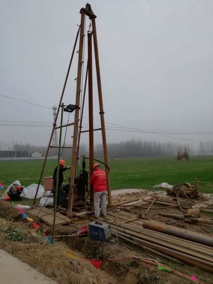 地环院承接的沛北灾评水文孔顺利通过野外验收