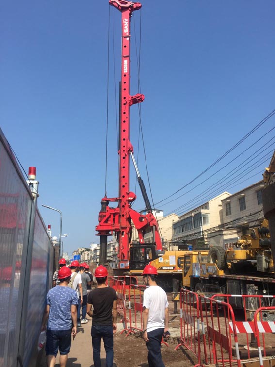 徐州地铁三号线01标下淀站桩基工程施工纪实