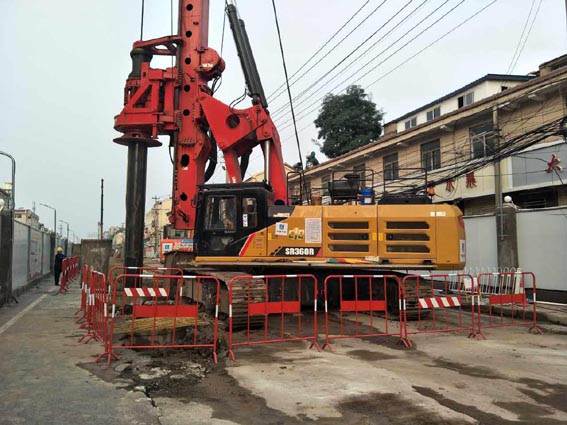 徐州地铁三号线01标下淀站桩基工程施工纪实