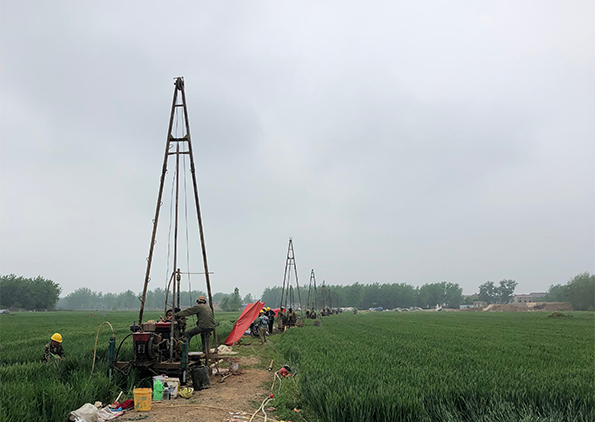 二勘院助力合新铁路安徽段勘察