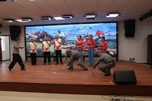 地质五队举行庆祝新中国成立70周年歌咏比赛
