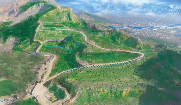 我队助力省外地质环境治理与矿山复绿工程