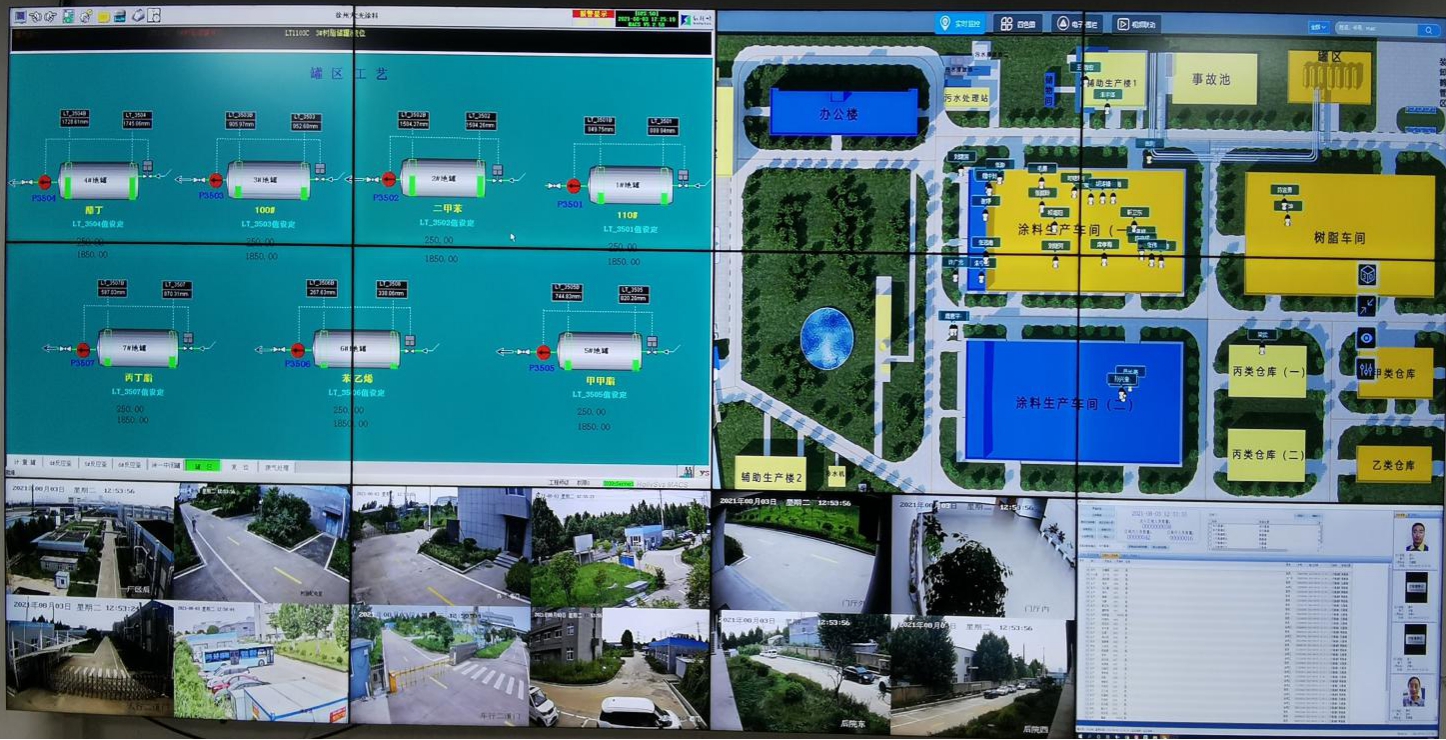 涂料厂实现安全生产全要素“数字化”管理
