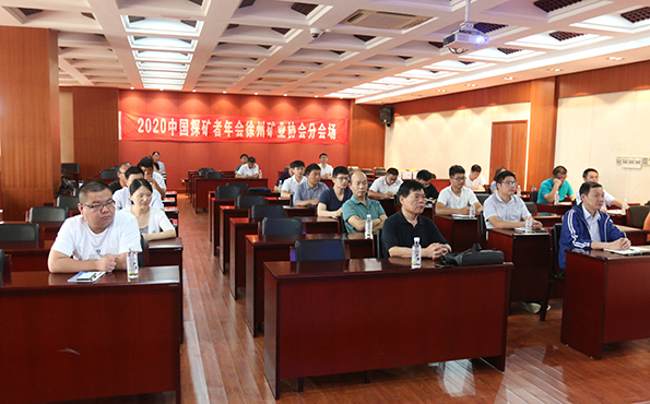 我队承办2020年中国探矿者年会徐州分会场会议