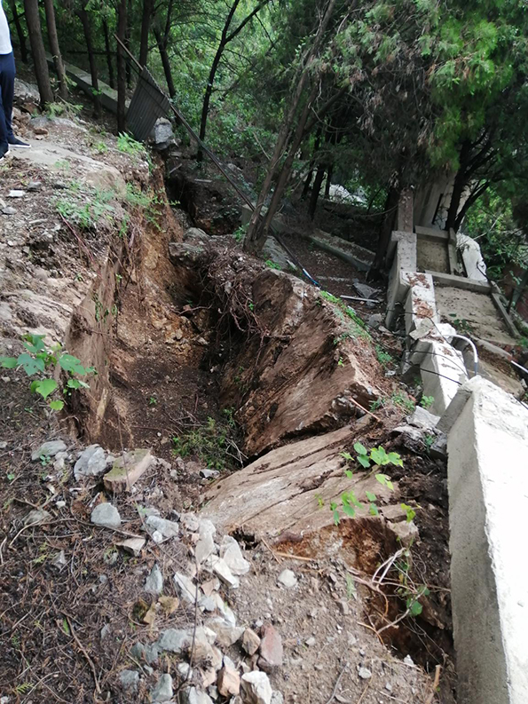 徐州技术中心应急处理一起崩塌险情