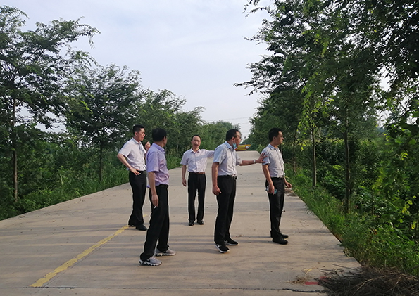 局汛期地质灾害防治工作检查组到我队检查指导工作